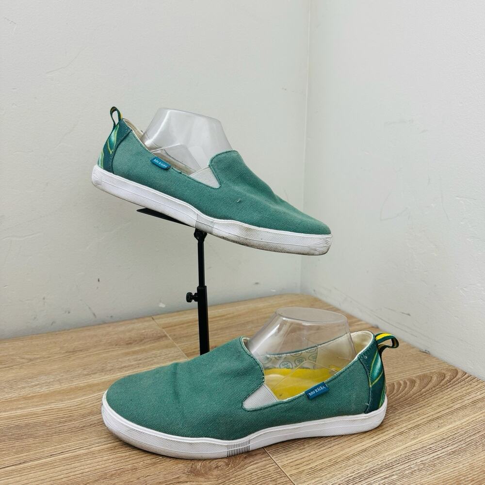 Blu Kicks Boca Green Slip On Loafers Women’s Size 9